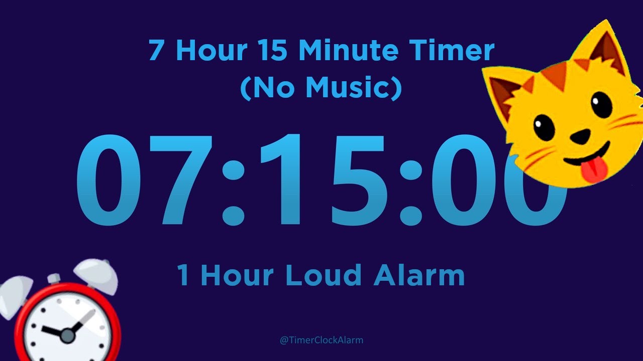 alarma a las 7:15