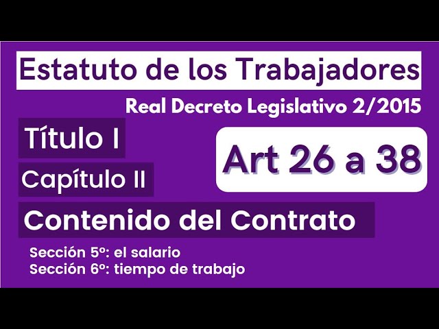 articulo 38.3 estatuto de los trabajadores