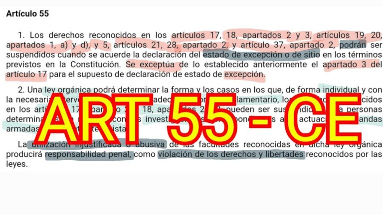 artículo 55 estatuto de los trabajadores