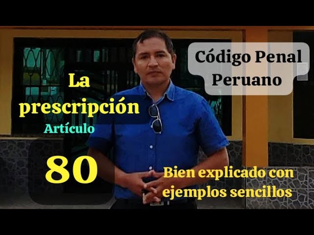artículo 80 del código penal