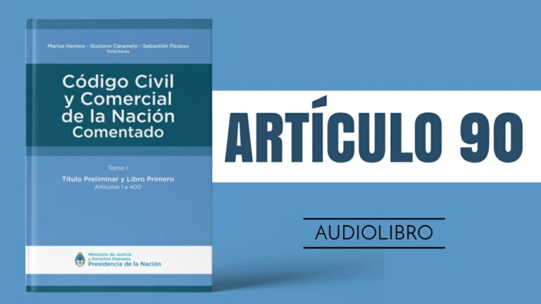 artículo 90 del código civil