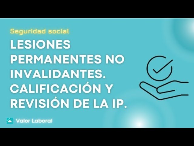 baremo de lesiones permanentes no invalidantes