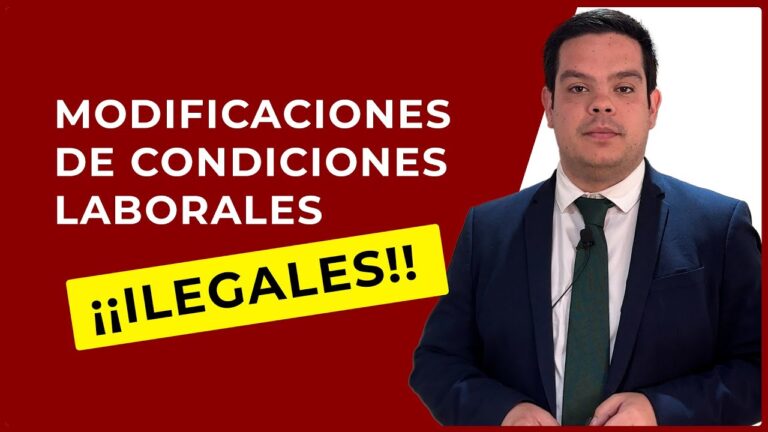 cambio sustancial de las condiciones de trabajo