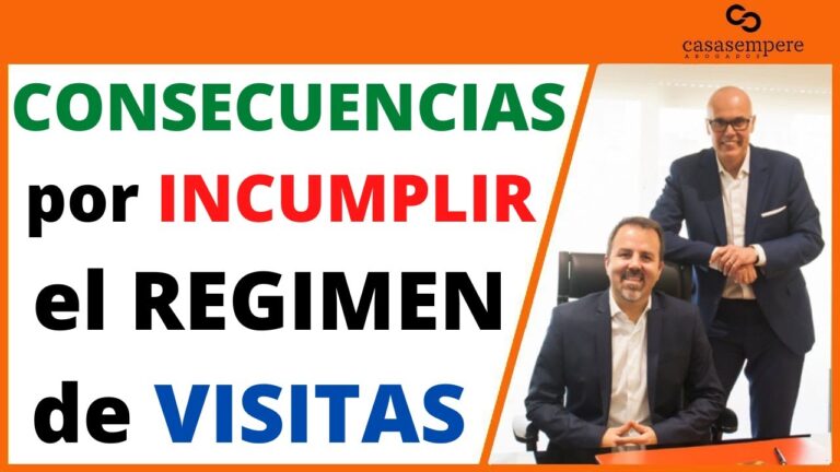 causas para negar régimen de visitas