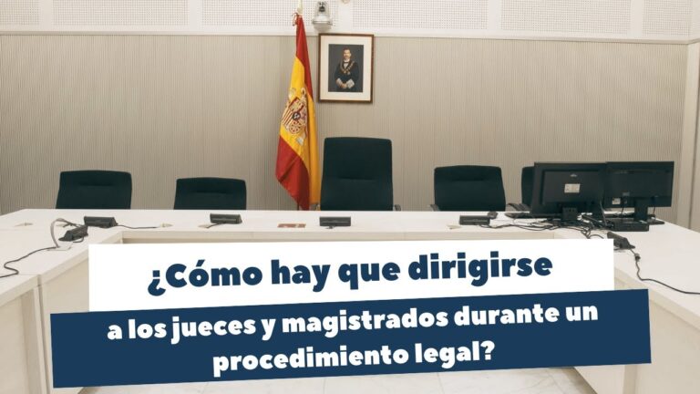como dirigirse a un juez