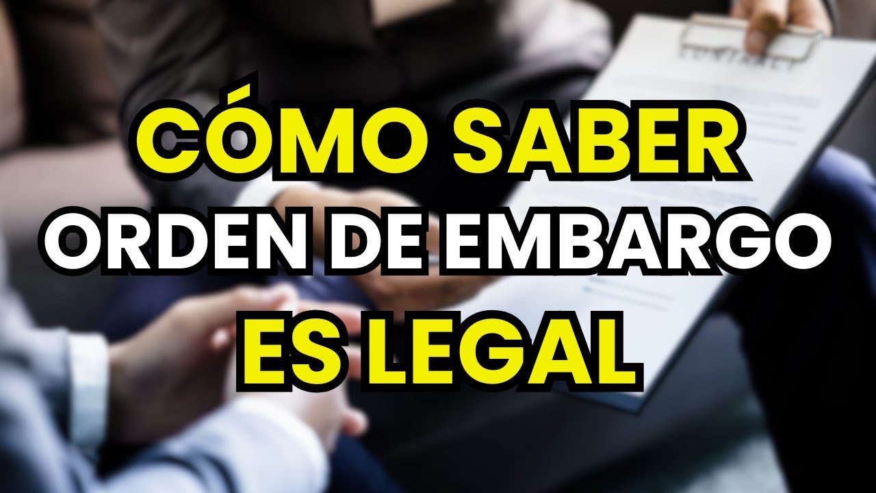 como saber si tengo un embargo judicial
