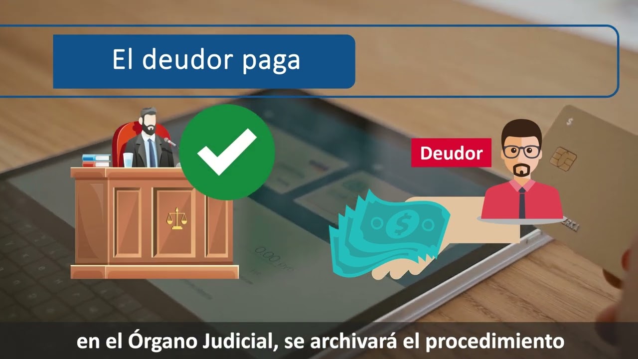 como se notifica un juicio monitorio