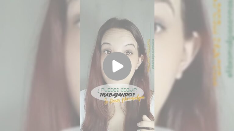 con fibromialgia se puede trabajar