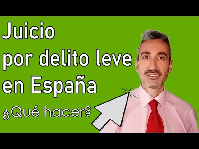 cuanto dura un juicio por delito leve