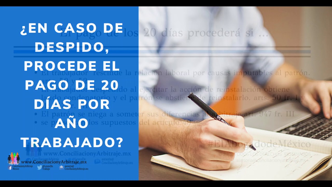 cuantos dias por año trabajado despido