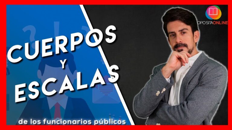 cuerpos y escalas de funcionarios