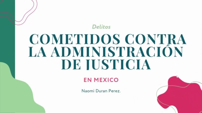 delito contra la administracion de justicia