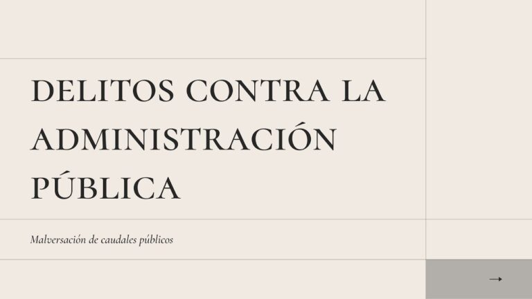 delito de malversación de caudales públicos
