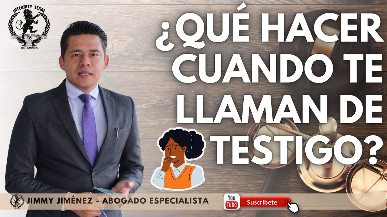 escrito para no asistir a un juicio como testigo