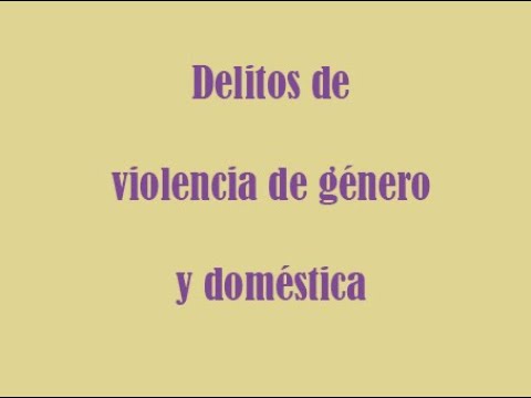 esquema delitos violencia de género