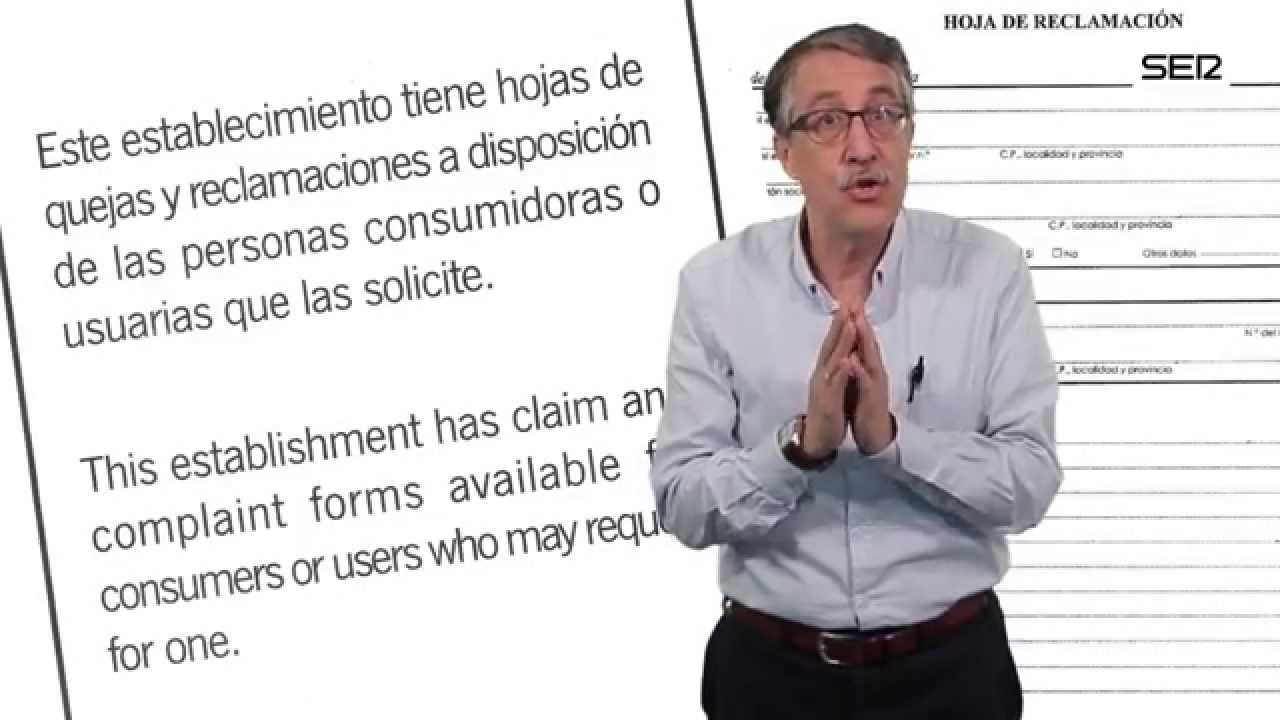 hojas de reclamaciones gobierno vasco