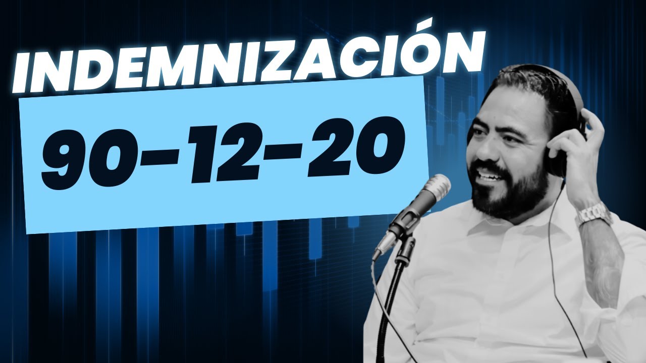 indemnización 20 días por año trabajado máximo 12 mensualidades