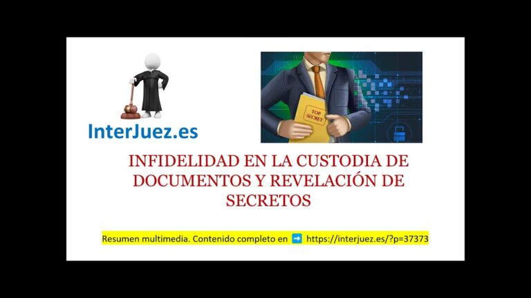 infidelidad en la custodia de documentos