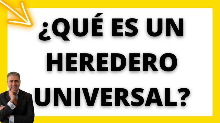 legítima estricta y heredero universal