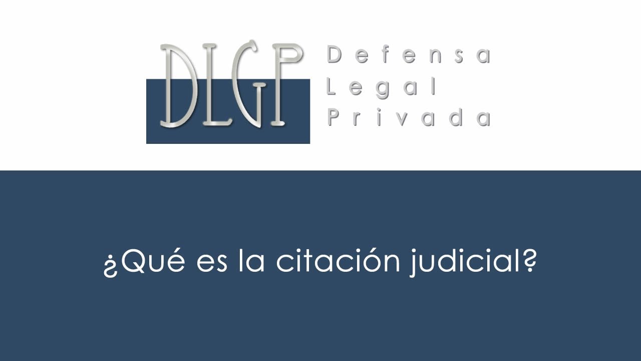modelo de citacion judicial españa
