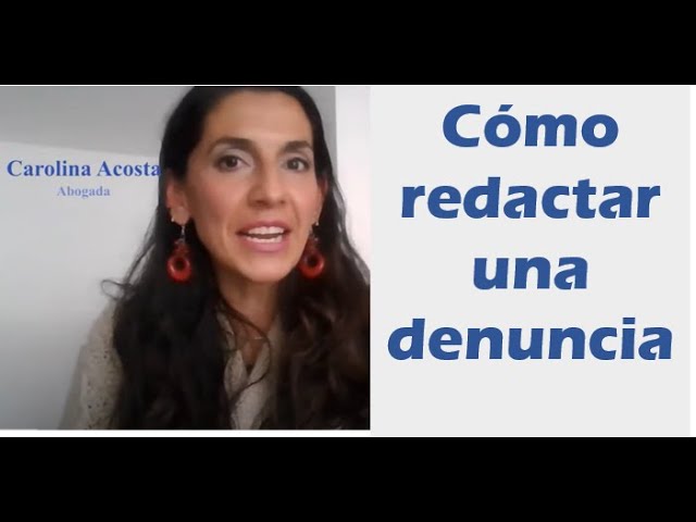 modelo de denuncia escrita word