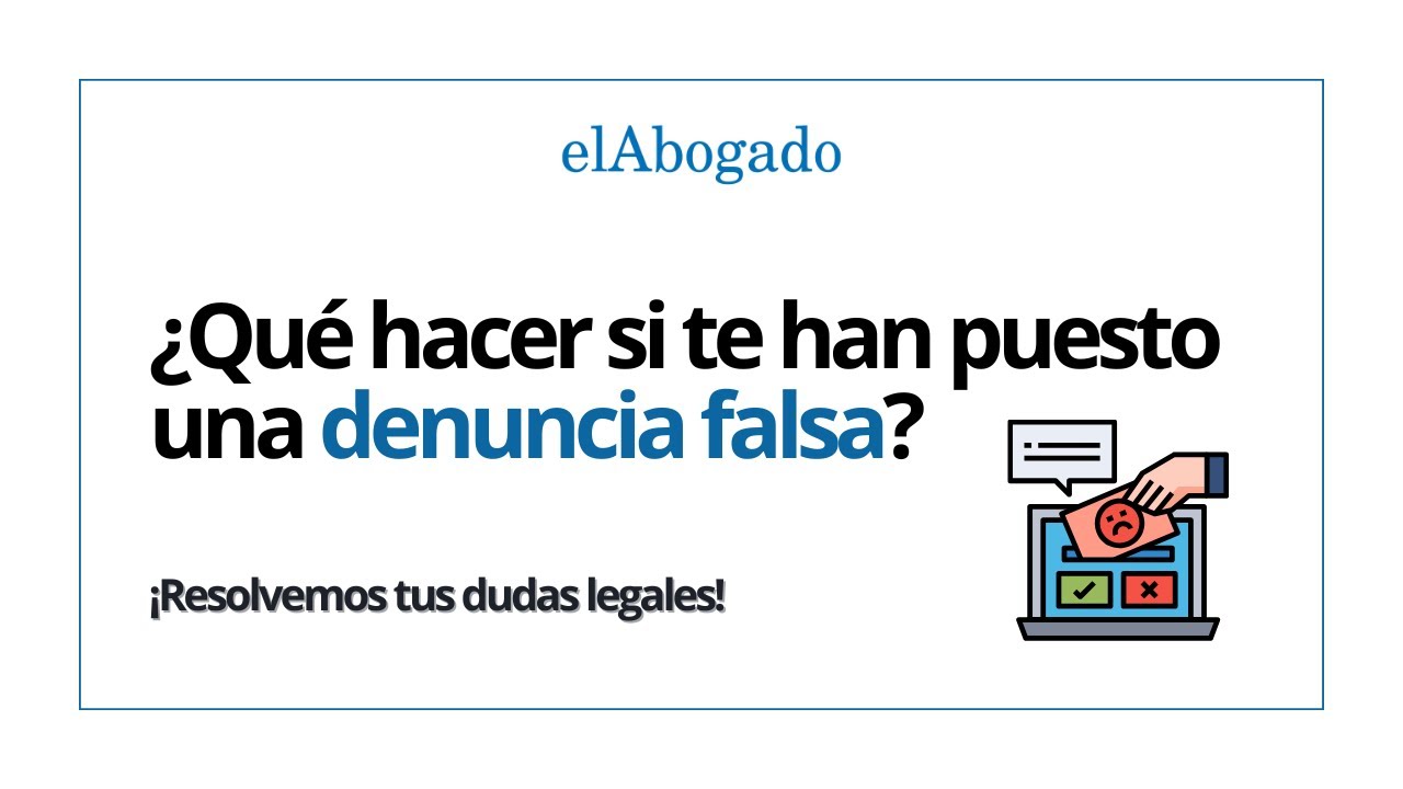 plazo para denunciar por denuncia falsa