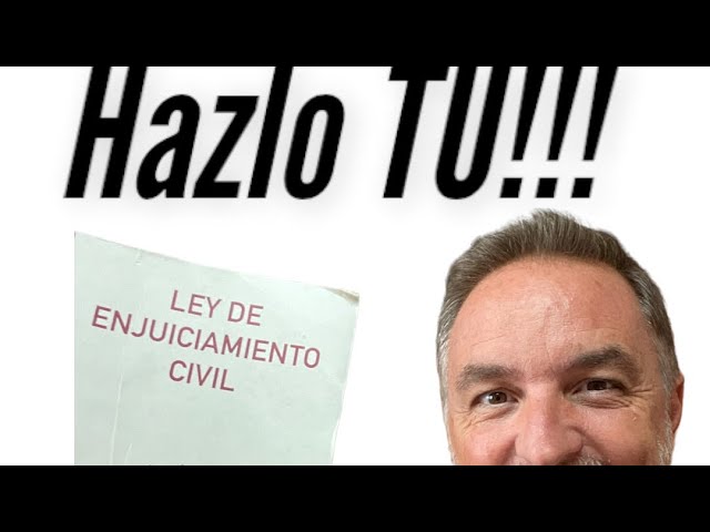 presentar demanda civil sin abogado