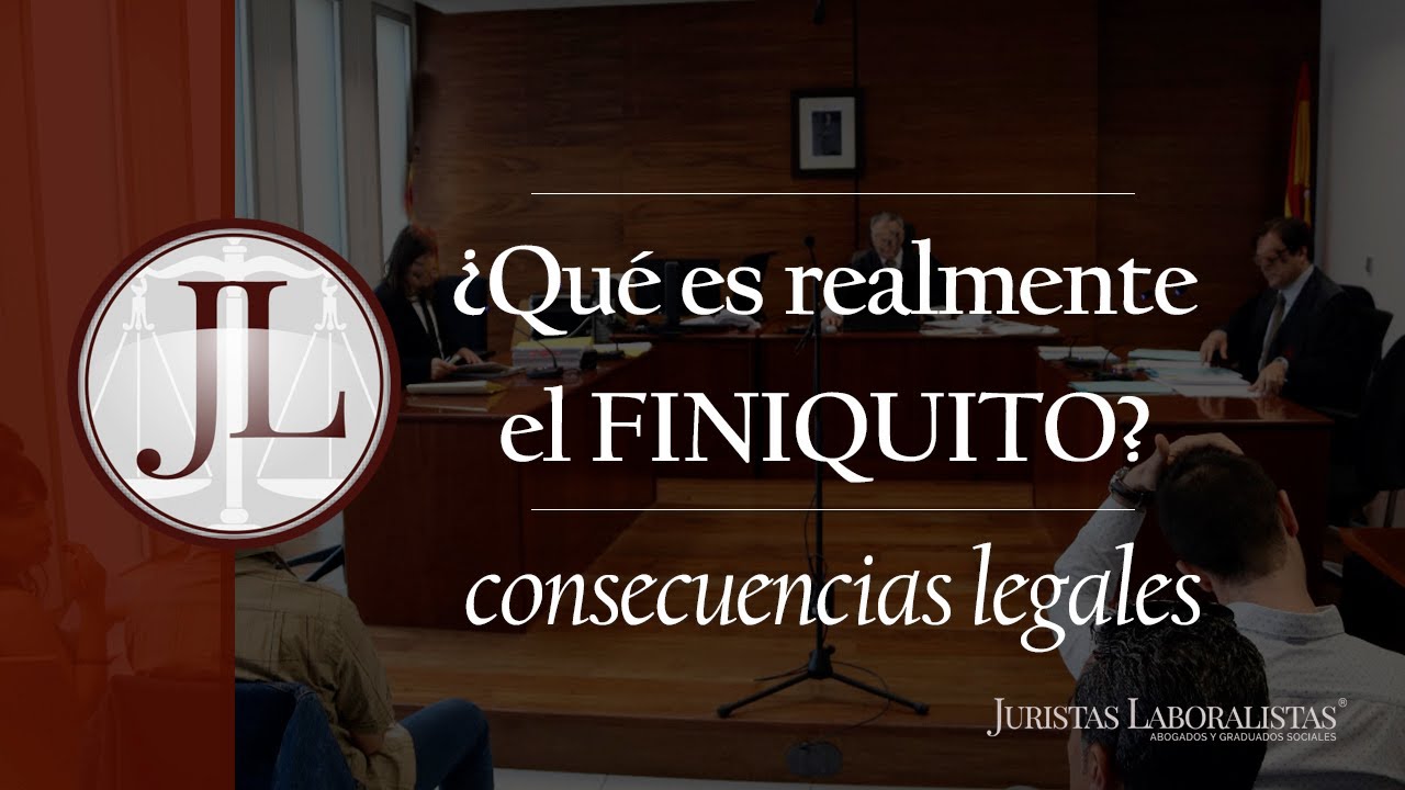 que es el finiquito en españa