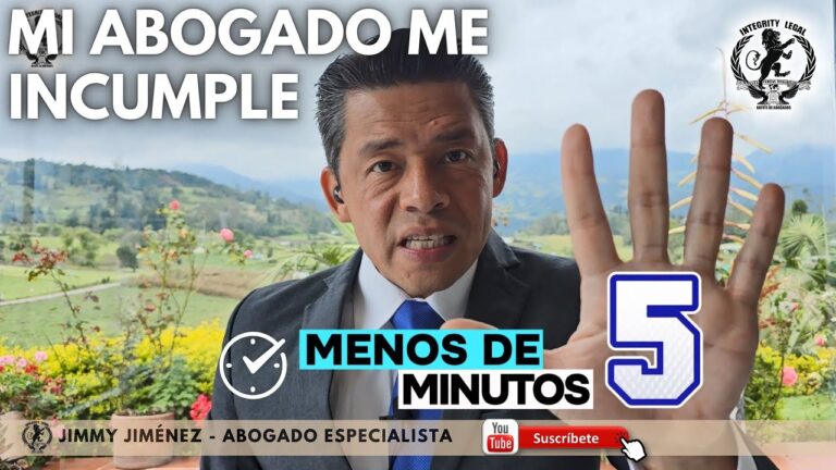 qué puedo hacer si mi abogado no me informa