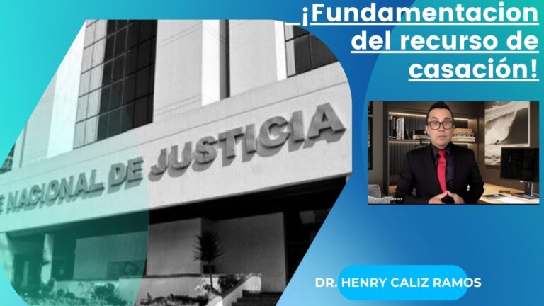 recurso de casación penal esquema