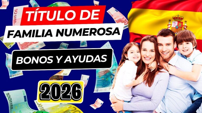 renovación título familia numerosa castilla y león