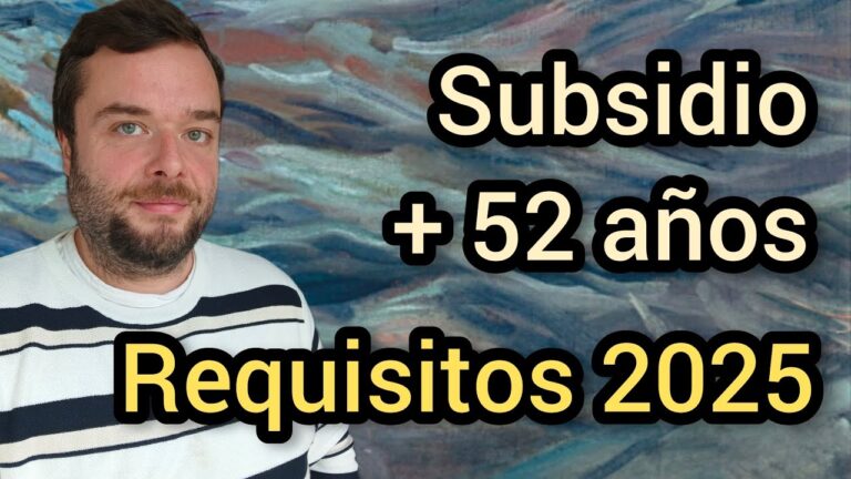 requisitos para mayores de 52 años