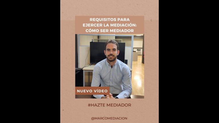 requisitos para ser mediador en españa