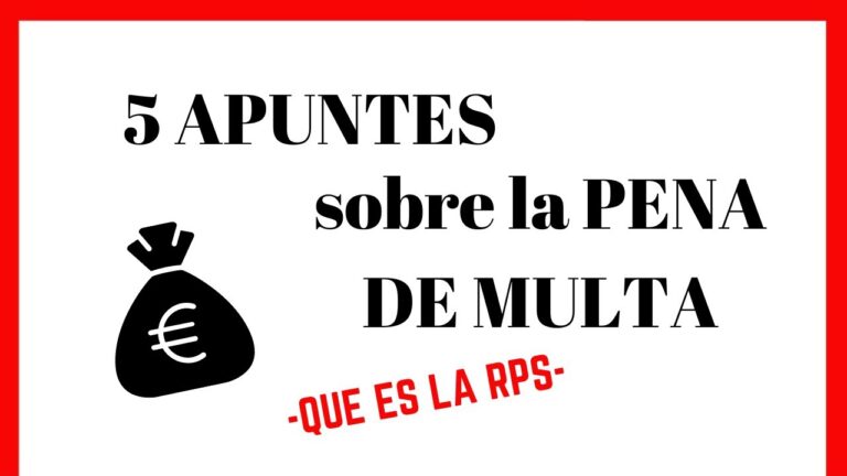 responsabilidad subsidiaria por impago de multa