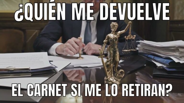 retirada carnet de conducir por sentencia judicial
