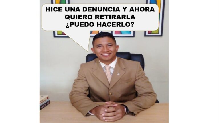 se puede retirar una denuncia por delito leve