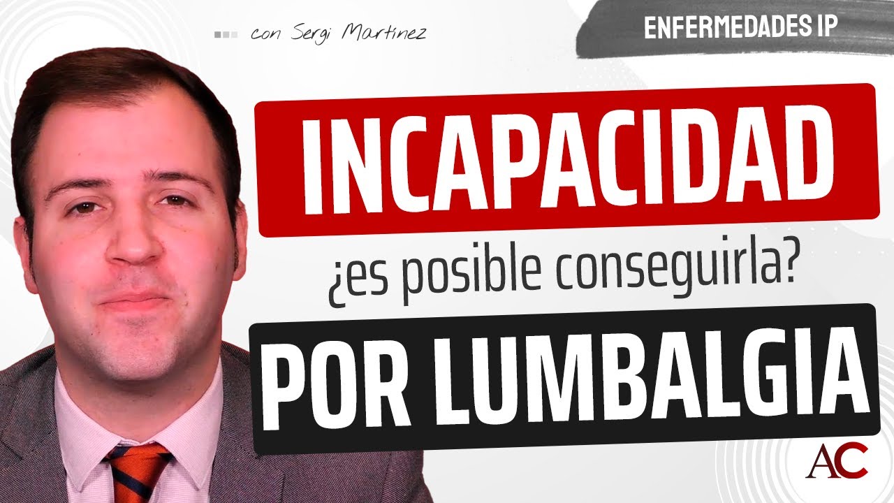 síndrome facetario lumbar incapacidad permanente