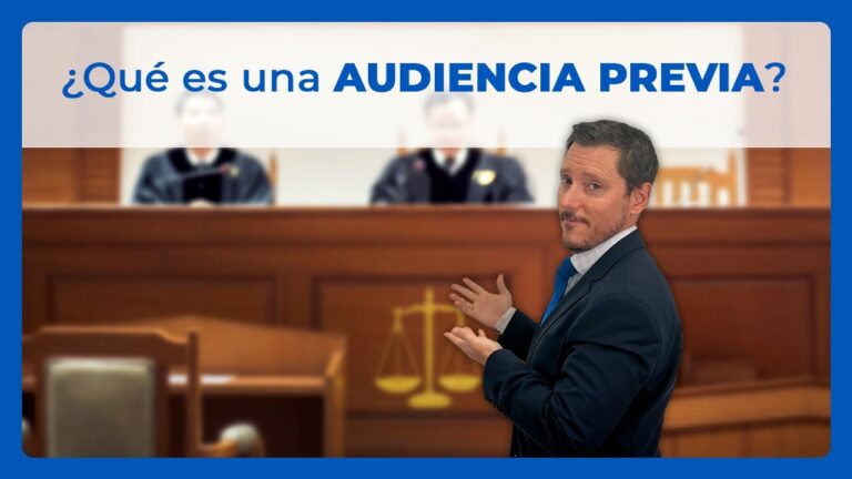 tiempo entre audiencia previa y juicio
